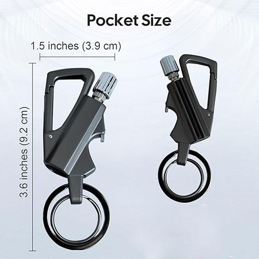 Multi Keychain, Bottle Opener, Portable Lighter, 3 in 1 Multi tool ( Not include the lighter fluid)