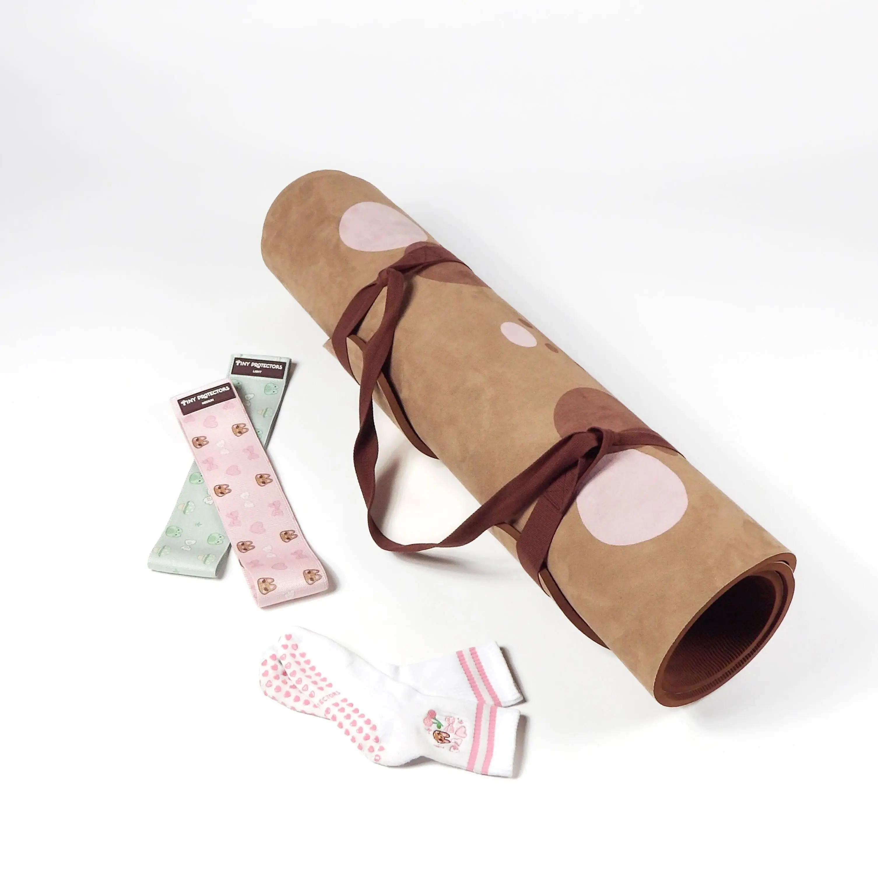 Starter Essentials Set | Includes Yoga Mat, Ankle + Wrist Weights, Resistance Band & Grip Socks Set - Perfect for Strength Training, Yoga, Pilates, Barre Exercise & Home Gym Workout