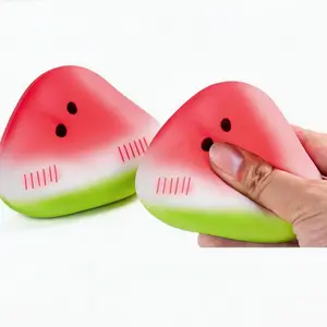 Ice Skin Watermelon Squeeze Toy with Wet Soft Bounce Stress Relief, Fun and Relaxing Sensory Play, Perfect for Kids and Adults