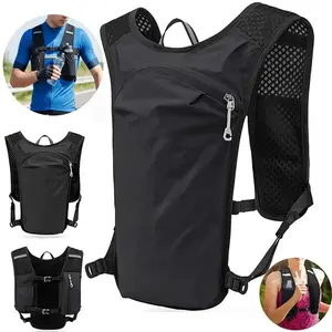 Running Hydration Vest Backpack,Lightweight Insulated Pack With Water Bladder Bag Daypack For Hiking Trail Running Cycling Race Marathon For Women Men