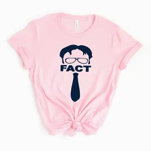 Fact Shirt | The Office Lover | Dwight Schrute Fact Tshirt | Schrute Funny Shirt | Womens Clothing | The Office Fan | Unisex Ladies Tee U