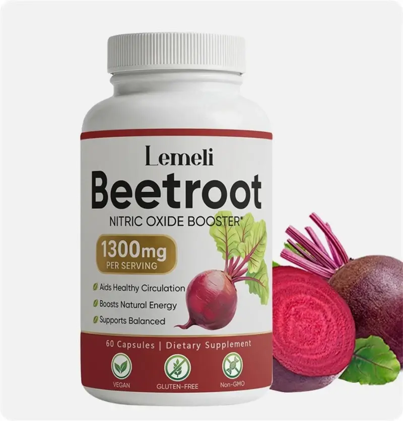 Lemeli Beetroot - 1300mg, Lemeli Beet Root Supplement 60 Capsules