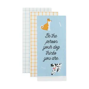 Design Imports Dog Person Kitchen Towel Set