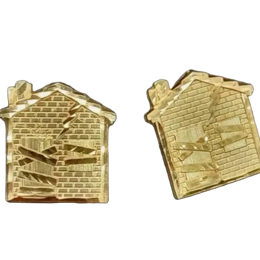 Traphouse Gold Earring Earcuff Non Tarnish