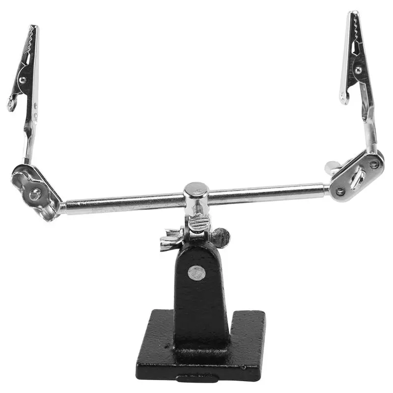 Metal Third Hand Soldering Iron Stand - Secure Hold Hobby Tool with Adjustable Grip, Clamp Arms, PCB Holder for PCB Work, Electrical Circuits (Cycling & Outdoor Leisure Equipment)