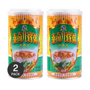 TAIQI 2-Pack Red Bean & Rice Porridge, 370g Each - Natural, No Additives, Ready-to-Eat Sweet Dessert Soup