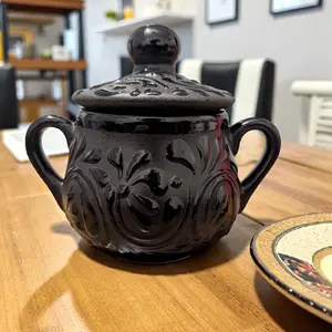 Handmade Black Sugar Tray