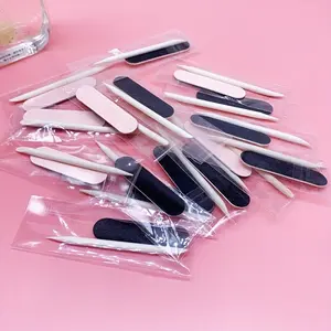 10pcs Deluxe Double-Sided Mini Nail Files and Cuticle Sticks Set - Effortless Nail Shaping and Grooming for Salon-Quality Results at Home - Perfect Gift for Mothers Day and Nail Care Enthusiasts