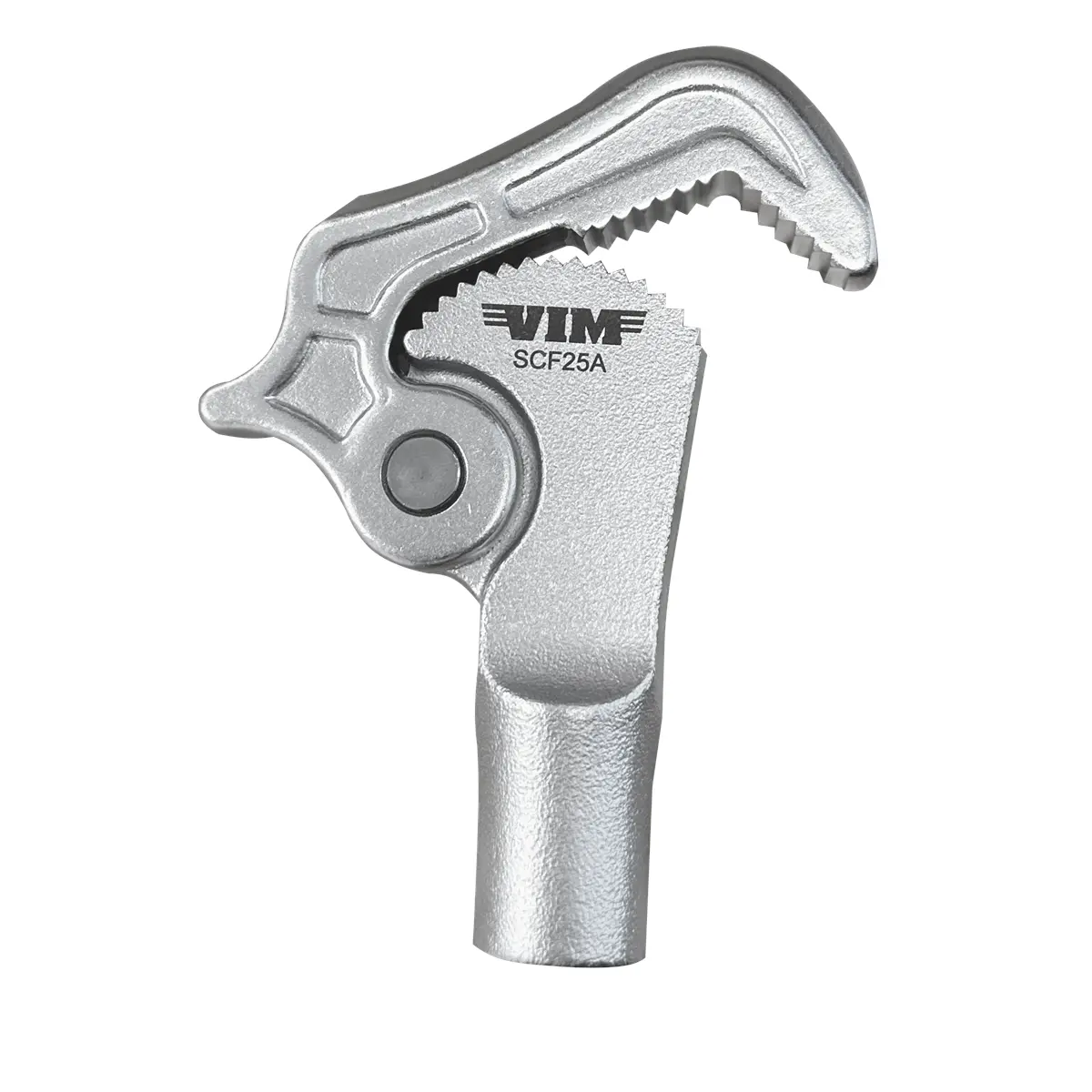 Vim VIMSCF25A Spring-Loaded Crowfoot Attachment - 0.812-1.875 in., Patented Detachable Head Design, Spring-Loaded Jaw Design, 3 Serrated Contact Points, Works with TH21 Handle, Increases Workplace Productivity