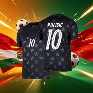 2026 United States NO.10 Pulisic Short Sleeve Soccer Jersey Fans Version Breathable