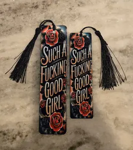 Dark Romance Metal Bookmark - Good Girl 2 Sizes Available