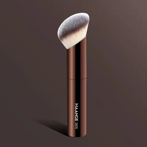 MAANGE 1pc/3pcs Face Makeup Brushes, Beauty Brushes, Makeup Blending Brush, Thumb-shaped Foundation Brush Double-ended Blush Brush Double-ended Powder Brush, Travel Makeup Tools, Perfect for Daily Use, Makeup Accessories Gifts for Friends