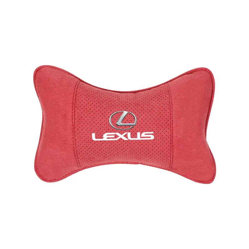 Suede Car Interior Seat Neck Pillow Comfortable Headrest For Lexus F SPORT ES UX 300e GS GX IS LS LX CT LC LBX NX RX 350h 450h