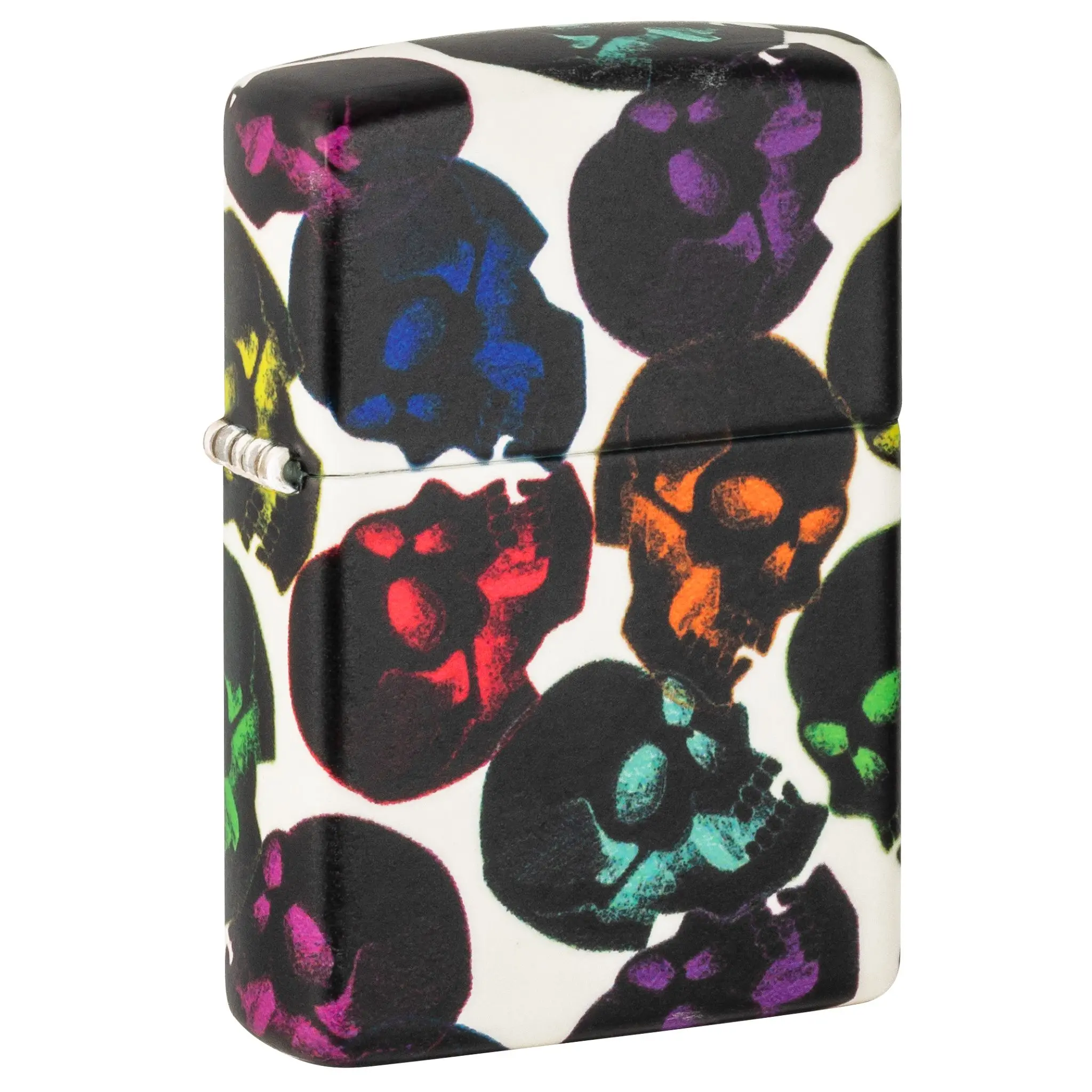Zippo Skulls Design 540 Color Glow in the Dark Pocket Lighter - Made in USA