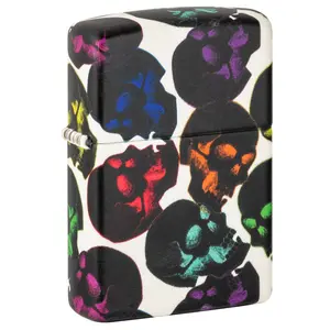Zippo Skulls Design 540 Color Glow in the Dark Pocket Lighter - Made in USA
