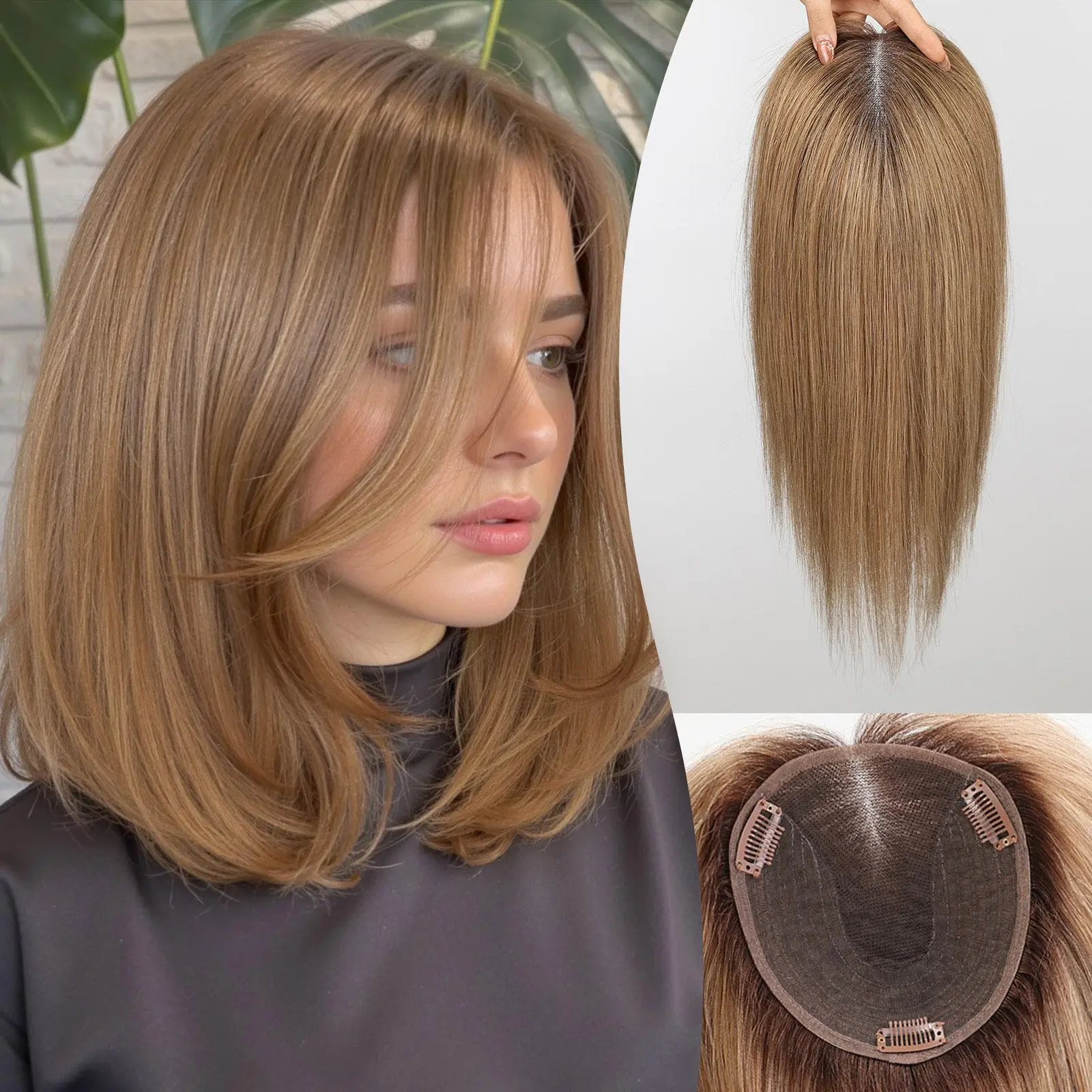 starluck Real Human Hair Toppers 6x5 display picture 3