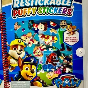 3x Melissa & Doug PAW Patrol Reusable Puffy Stickers Activity Set – 32 Stickers