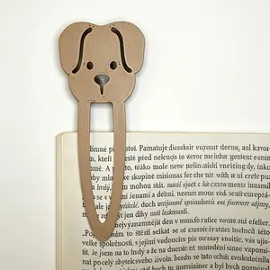Cute dog bookmark, 3D printed page holder, lightweight book clip, suitable for everyday reading and gifts