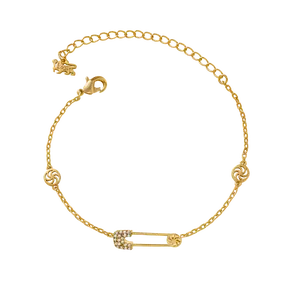 Safety Pin Bracelet