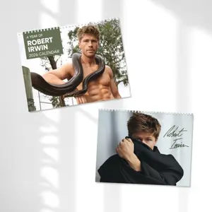 Robert Irwin 2026 Wall Calendar, Robert Irwin Fan Gift for Fan Merchandise, Robert Irwin Wildlife Photographer Calendar, Animal Lover Gift