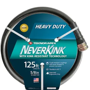 5/8-in x 125-ft Heavy -Duty Kink Free Vinyl Green Coiled Hose