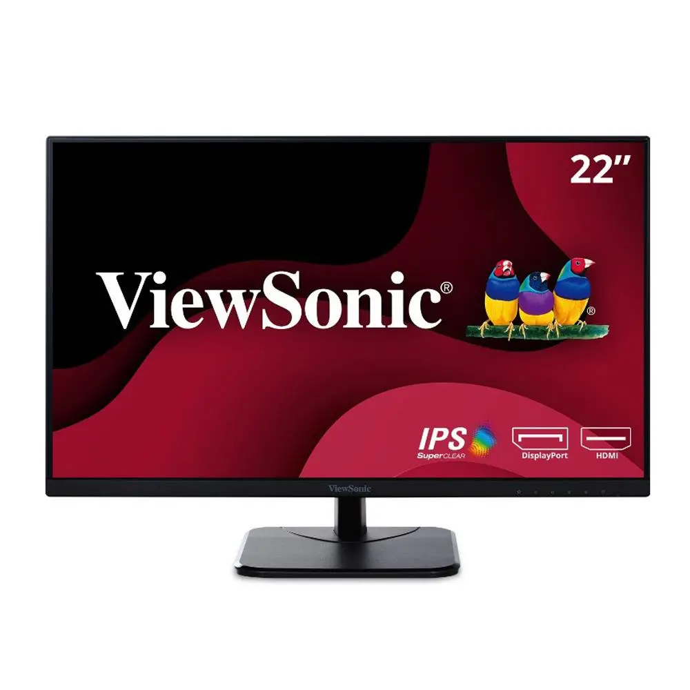 ViewSonic 22" 1080p IPS Monitor with FreeSync, HDMI, DisplayPort, and VGA