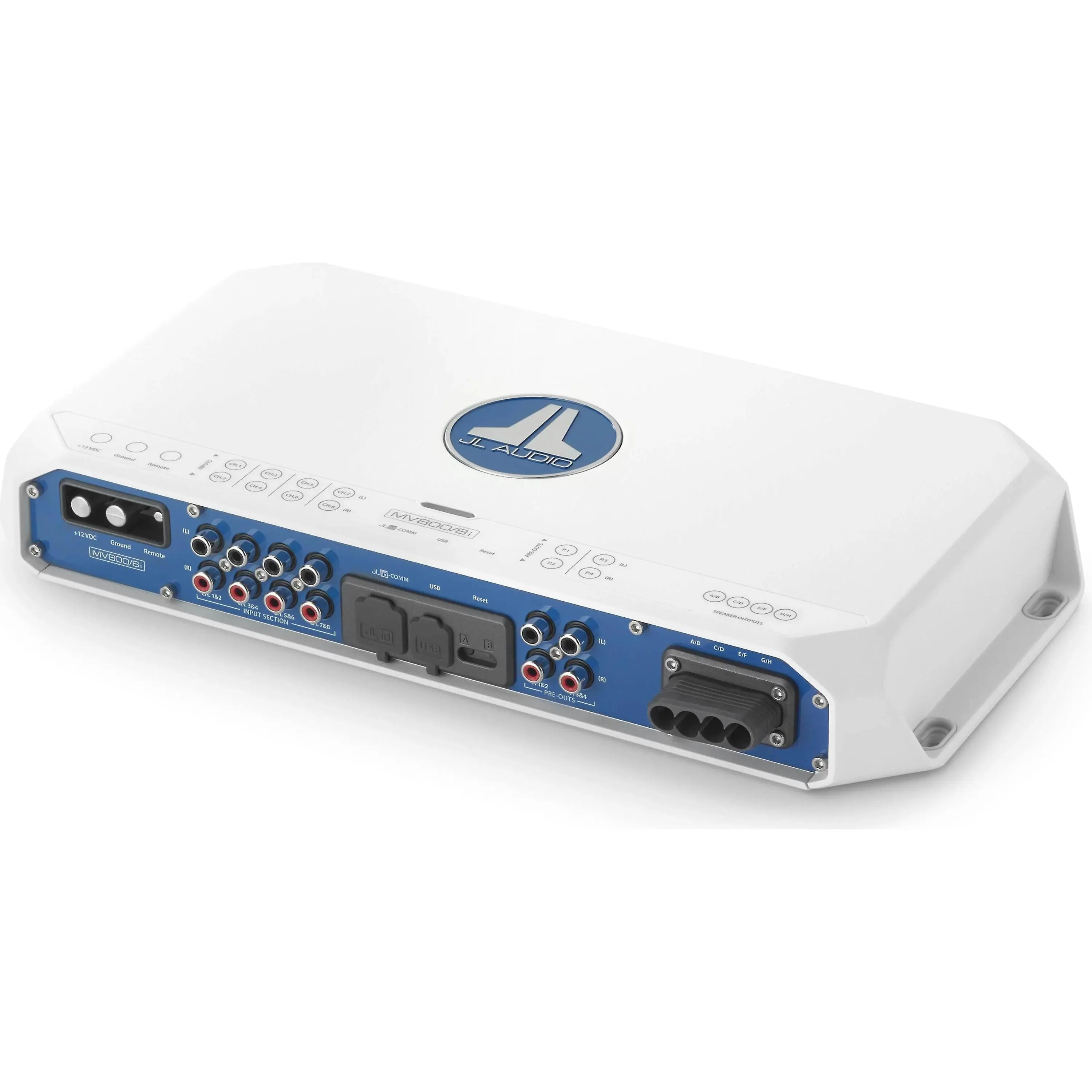 JL Audio MV800/8i 800W 8-Channel Marine DSP Amplifier 010-03339-00 (98649)