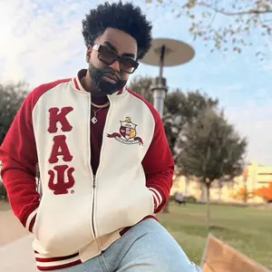 Kappa Kream Varsity Fleece Jacket