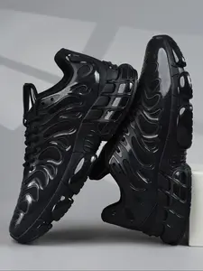 Men's Fashionable Lace Up Low Top Sneakers, Casual Comfortable Breathable Sports Running Shoes, Male All-match Round Toe Shoes for Daily Wear, Casual Running Footwear