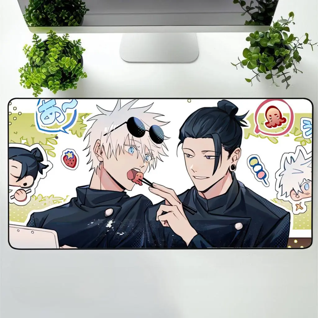 Gojo and Geto JJK Desk Mat, Jujutsu Kaisen Gojo Anime Mouse Pad