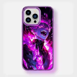Creative Cool Anime Pattern Phone Case, Fashion Shockproof Soft Phone Protective Cover, Phone Accessory for iPhone 15 14 13 12 11 8 7 Series