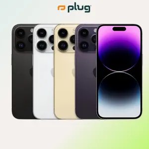 Refurbished iPhone 14 Pro Max (Unlocked) - Acceptable Condition with 1-Year Warranty by Plug Refurbished iPhone 14 Pro Max (Unlocked) - Acceptable Condition with 1-Year Warranty by Plug