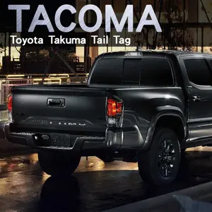 Fits Toyota Tacoma badge, TACOMA emblem, 3D decal for Tacoma pickup truck, rear cargo box sticker