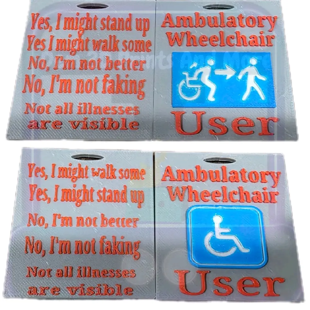 Ambulatory Wheelchair User Tag