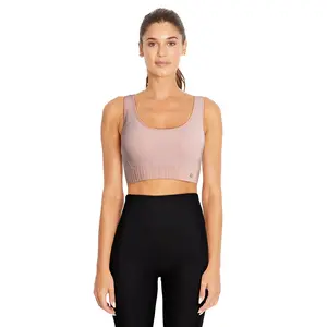 Geo Mesh Seamless Bra (Heather Blossom)