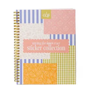 Sticker Book | 7x9" book to store vinyl stickers to reuse later! | sticker release paper