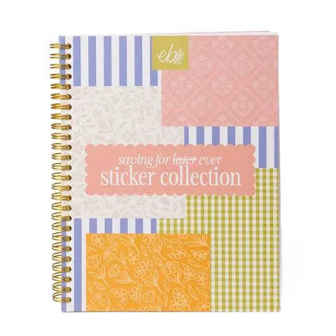 Vinyl Sticker Storage Book | 7x9 in Soft Cover with Gold Wire-O Binding, 40 Sheets of Double-Sided Recycled Paper Release Paper for Decal, Reuse Vinyls Organization (Toys & Hobbies, Scrapbooking Set) | DEHP-Free, DBP-Free
