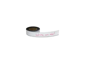 Baumgartens Magnetic Labeling Tape 2"x50' Roll White 66152