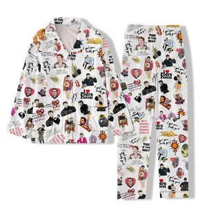 Christmas Pedro Latin Pajamas Set, No Pocket, Fans Gift, Woman Pajama Pants