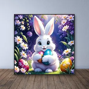 Eggs Pattern DIY Diamond Arts Colorful Painting Kit without Frame, DIY 5D Diamond Arts Colorful Painting for Bedroom Home Wall Decor