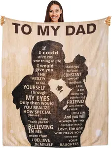 Blankets Gifts for Dad Birthday Gifts for Dad from Daughter to My Dad Blanket Christmas Fathers Day Present Ideas for Dad