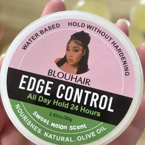 Strong Hold Edge Control Gel for Natural Hair No Flakes 24H