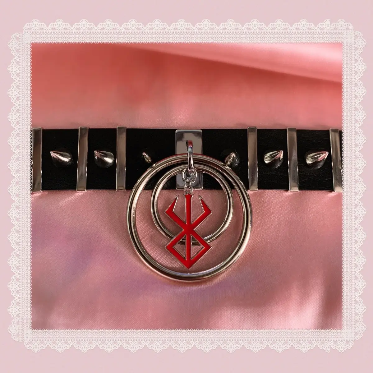 Berserk Inspired Handmade Custom Alternative Goth Punk Visual Kei Casca Guts Choker