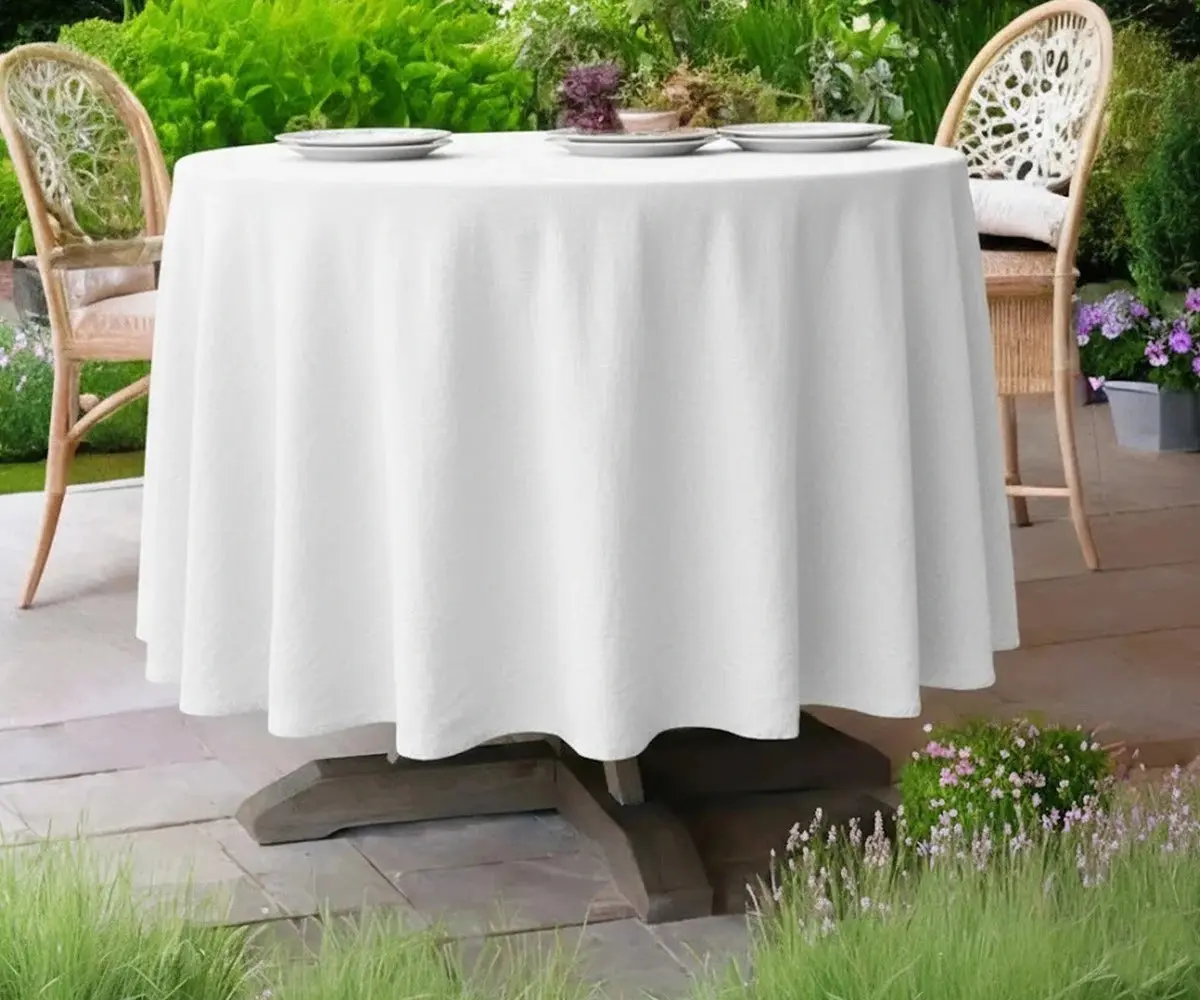 Linen Round Tablecloth