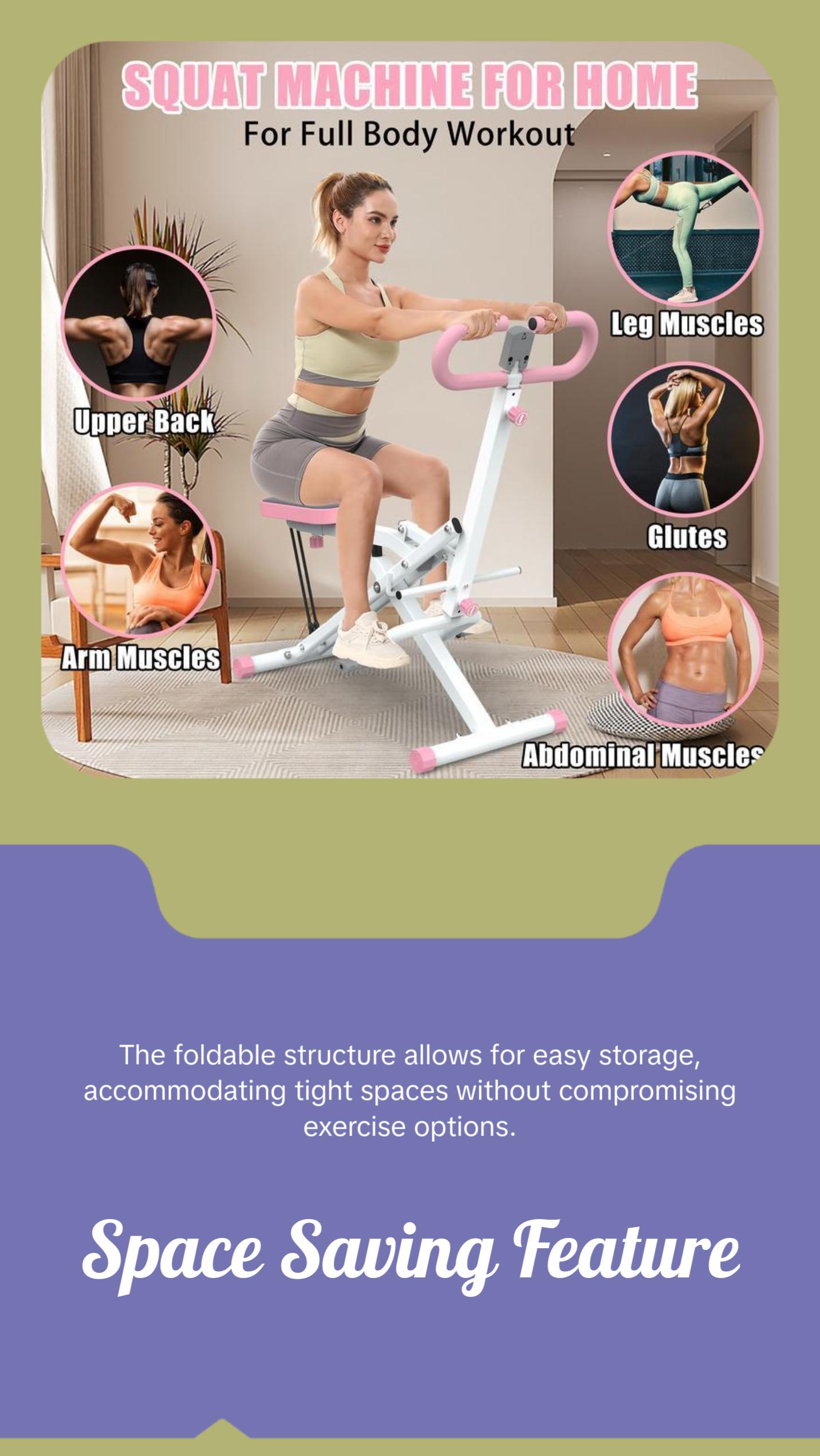 Foldable Squat Rodeo Core Exercise Machine Foldable Squat Rodeo Core Exercise Machine