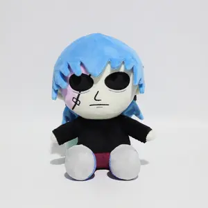 New Sally Face Sal Plush Doll Anime Game Peripherals Soft Stuffed Toy Halloween Christmas Gift For Fans