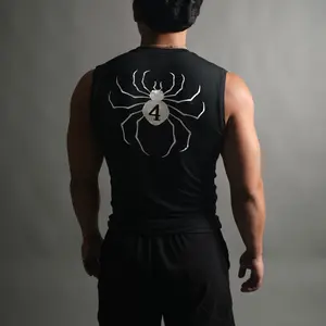 Hisoka Spider Compression Sleeveless in Black