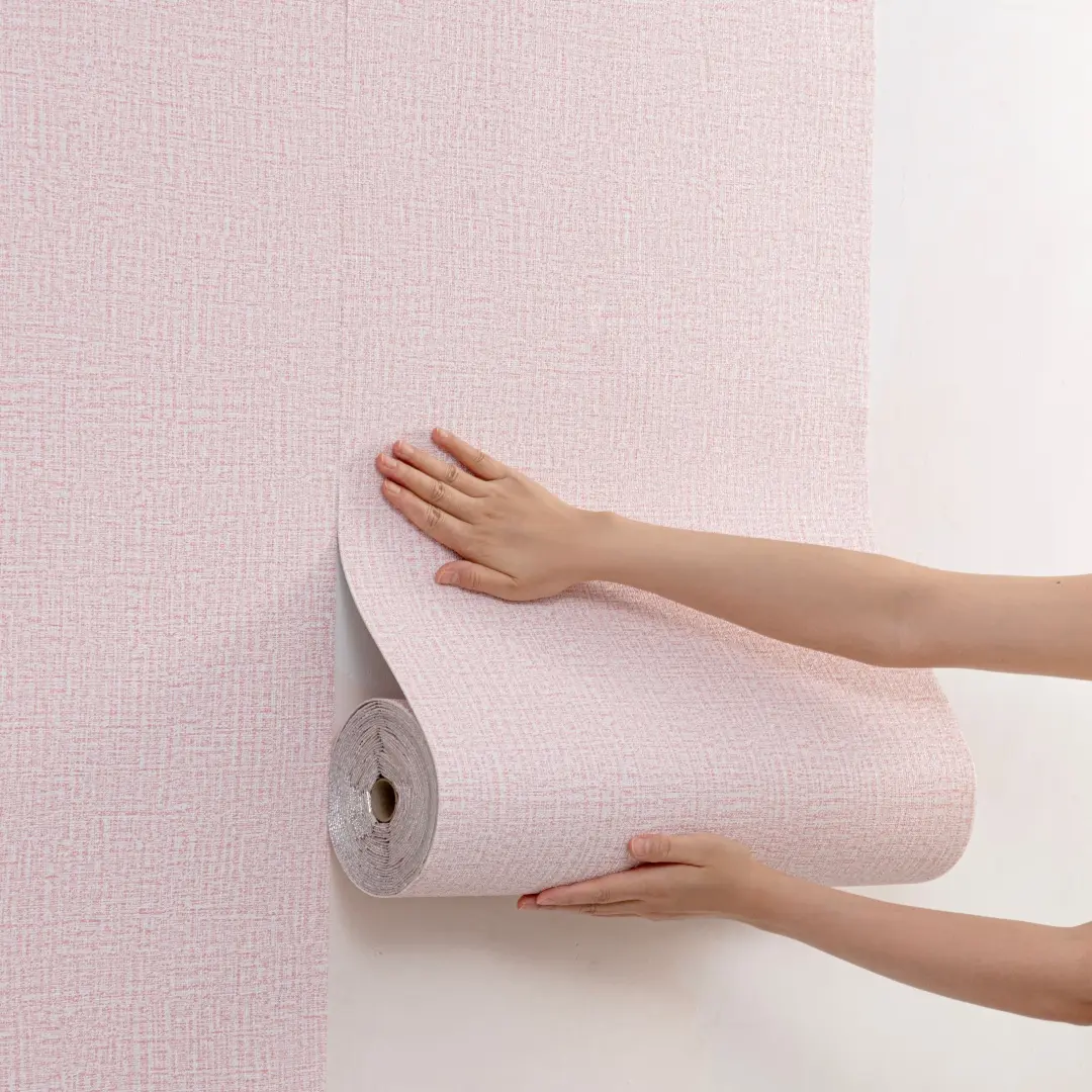 1 roll 50cm x 6m self-adhesive wallpaper in macaron color, air vent slot for no bubbles, waterproof, moisture-proof detachable, for dormitory, living room, background wall, bedroom, cabinet, furniture decoration and transformation wall sticker