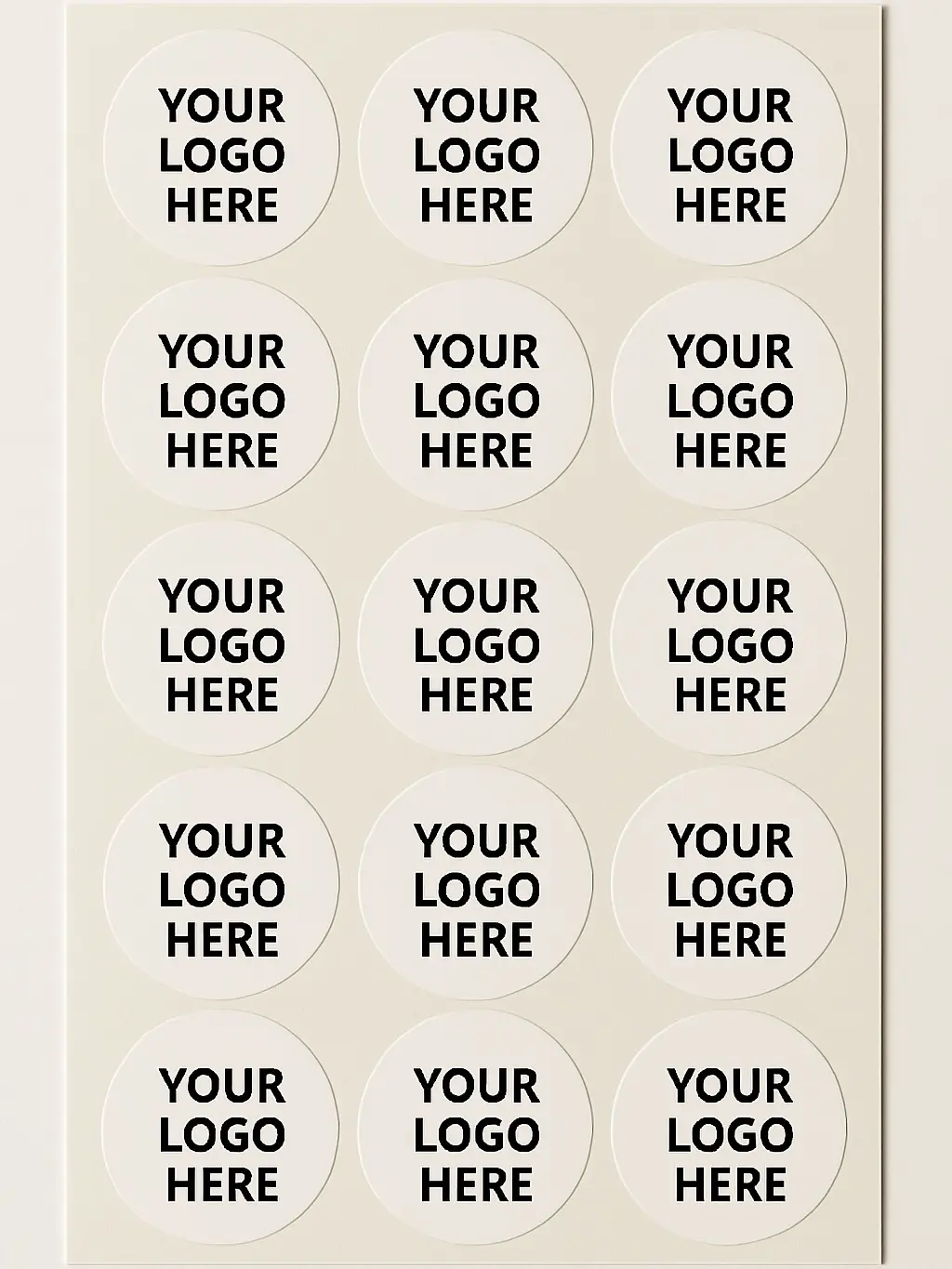 Vinyl Waterproof Logo Stickers for Small business | Water Resistant 2 inch Stickers | Vinyl Stickers for Small Business