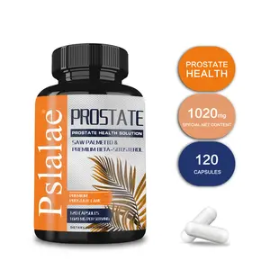 Pslalae - Prostate Supplement - Saw Palmetto Extract Vegetarian Capsules - Double Supplement - Powerful Antioxidant - Prostate Supplement 60 Day Supply